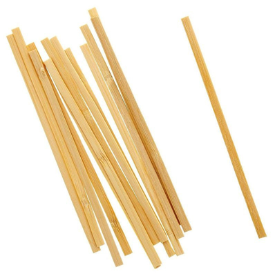 90mm Long Coffee Beverage Bamboo Stir Sticks Stirrers