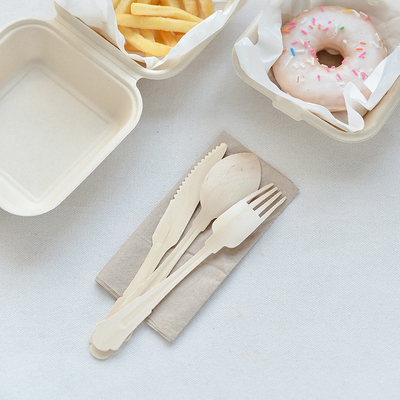 200mm Disposable Wooden Vintage Style Utensils Biodegradable Knife Bulk