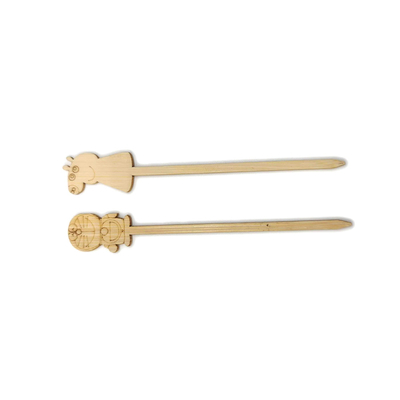 Customized Disposable Sandwich Bamboo Food Picks For Olive