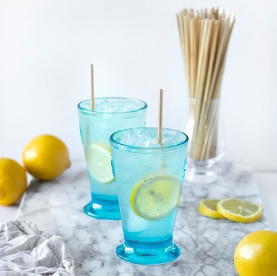 100% Biodegradable Plant Based Straws Natural Hay Straws Bulk 15cm