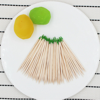 2.0mm 6.5cm Disposable Mint Bamboo Individually Wrapped Toothpicks For Tooth Health