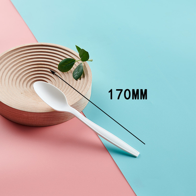 Disposable Cornstarch Knife Fork Spoon Primary Color Sustainable Food Packaging Environmentally Friendly