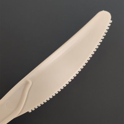 Disposable Cornstarch Knife Fork Spoon Primary Color Sustainable Food Packaging Environmentally Friendly