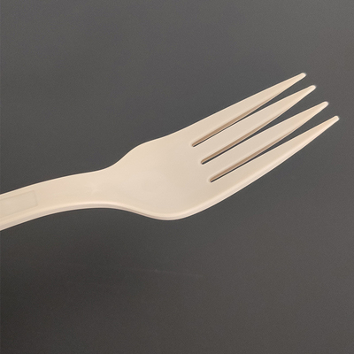Disposable Primary Color Cornstarch Spoon Light Convenient To Carry The Knife And Fork By The Party Camping
