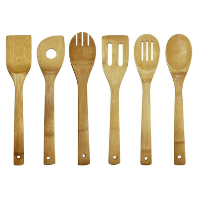300mm Biodegradable Bamboo Shovel Utensils Set Practiced Tools Reusable For Home Kitchen Restaurants Hotel Food Cooking