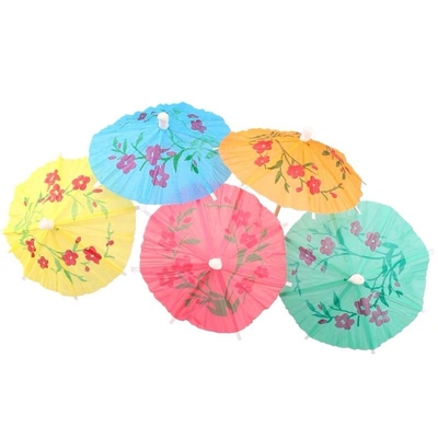 10cm Disposable Wooden Bamboo Bulk Toothpicks Cocktail Umbrella Picks 144Pack