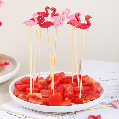 Bulk Natural Bamboo Cocktail Stick Decorative Toothpicks For Appetizers