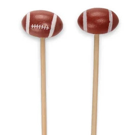 Disposable Football Bamboo Food Picks Fancy Cocktail Toothpicks Party Supplies