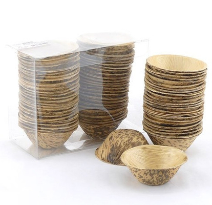 Customized Biodegradable Wooden Disposable Bamboo Bowl For Wedding