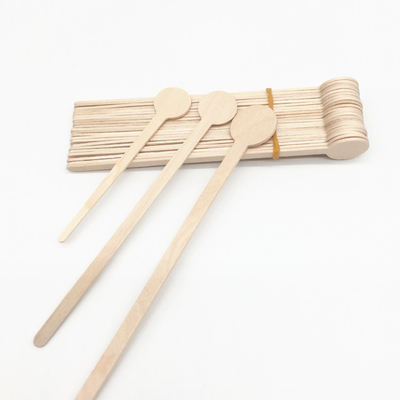 Coffee Stir Sticks 18cm Round End Eco Friendly Coffee Stirrers Wood For Hot Drinks