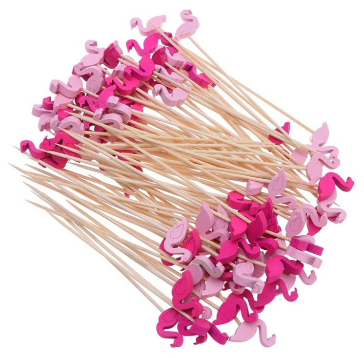 Bulk Natural Bamboo Cocktail Stick Decorative Toothpicks For Appetizers