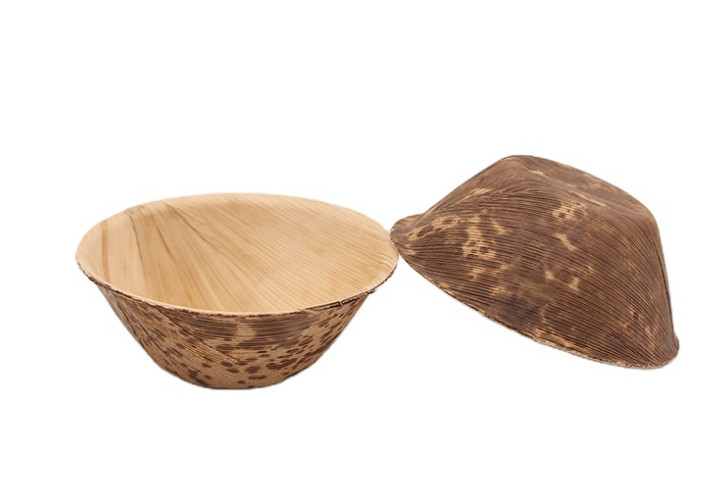 Customized Biodegradable Wooden Disposable Bamboo Bowl For Wedding